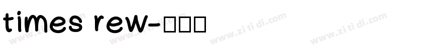 times rew字体转换